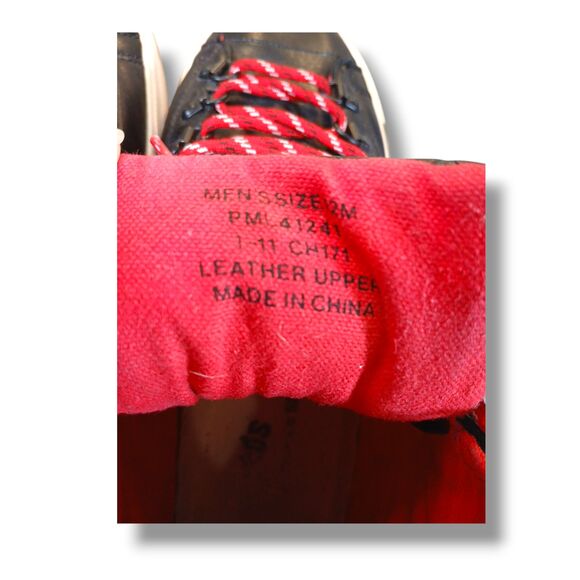 Pro Keds Sneaker Size 12 Black Red Leather Upper  Royal Plus Hi D-Ring Rare 2011 - Picture 13 of 16